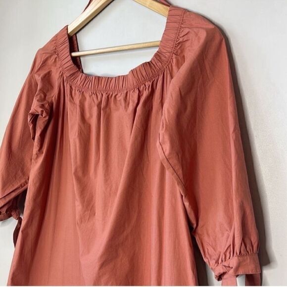 Abercrombie & Fitch Poplin Off The Shoulder Mini Dress Doen Rudy Jude - Picture 3 of 8